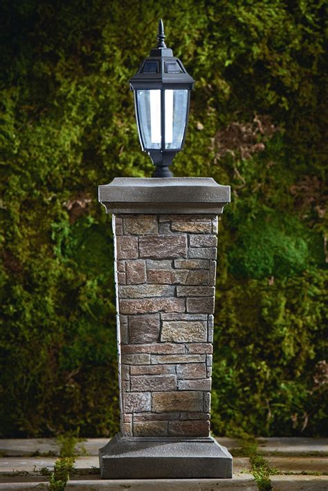 solar lights for outdoor pillars.